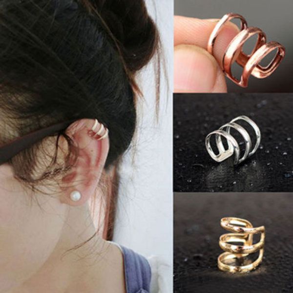 womens ear cuff earrings wrap fashion clip on punk rock cuffs fake silver on pierced ear bone invisible jewelry clip
womens ear cuff earrings wrap fashion clip on punk rock cuffs fake silver on pierced ear bone invisible jewelry clip