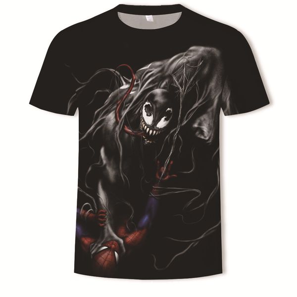 mens designer fashion venom 3d digital printing short sleeve t-shirt men, White;black
mens designer fashion venom 3d digital printing short sleeve t-shirt men, White;black