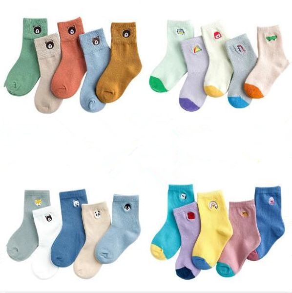 1-12 year 5 pairs pack children's socks autumn new embroidery cartoon animal stripe student sport cotton kids boys girls socks, Pink;yellow
1-12 year 5 pairs pack children's socks autumn new embroidery cartoon animal stripe student sport cotton kids boys girls socks, Pink;yellow