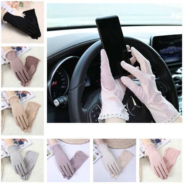 women lace sunscreen gloves summer spring lady stretch touch screen anti uv slip resistant driving glove breathable costume fashion gloves, White
women lace sunscreen gloves summer spring lady stretch touch screen anti uv slip resistant driving glove breathable costume fashion gloves, White