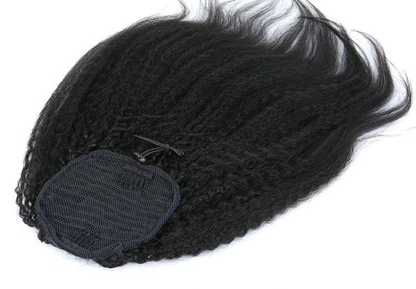 yaki kinky straight human hair ponytail african american coarse yaki puff pony tail drawstring clip in hair extensions, Black
yaki kinky straight human hair ponytail african american coarse yaki puff pony tail drawstring clip in hair extensions, Black