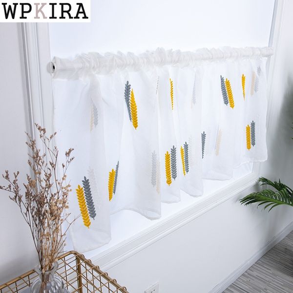 short curtains tulle sheer curtains for living room kitchen window treatment curtain drapes blinds panel dl051&20
short curtains tulle sheer curtains for living room kitchen window treatment curtain drapes blinds panel dl051&20