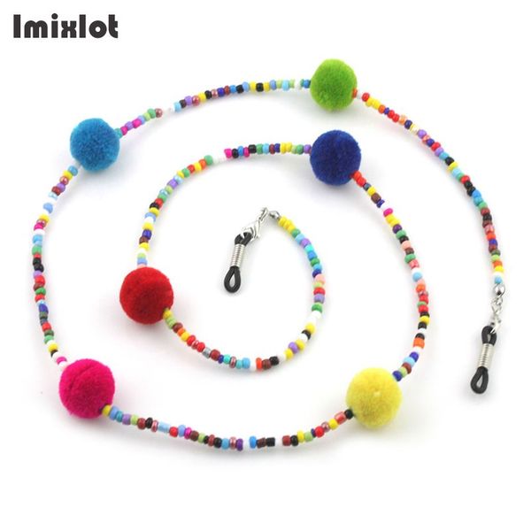 imixlot женская мода помпон очки цепи coloful бусины цепи солнцезащитные очки очки eyewears шнур держатель шеи ремень веревка, Silver 
imixlot женская мода помпон очки цепи coloful бусины цепи солнцезащитные очки очки eyewears шнур держатель шеи ремень веревка, Silver