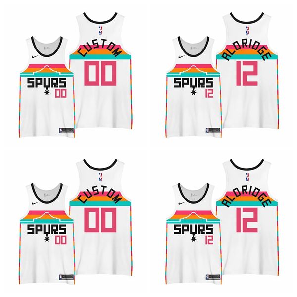 custom men nba san antonio spurs 12 aldridge white city 2nd special edition basketball jersey, Black;red
custom men nba san antonio spurs 12 aldridge white city 2nd special edition basketball jersey, Black;red