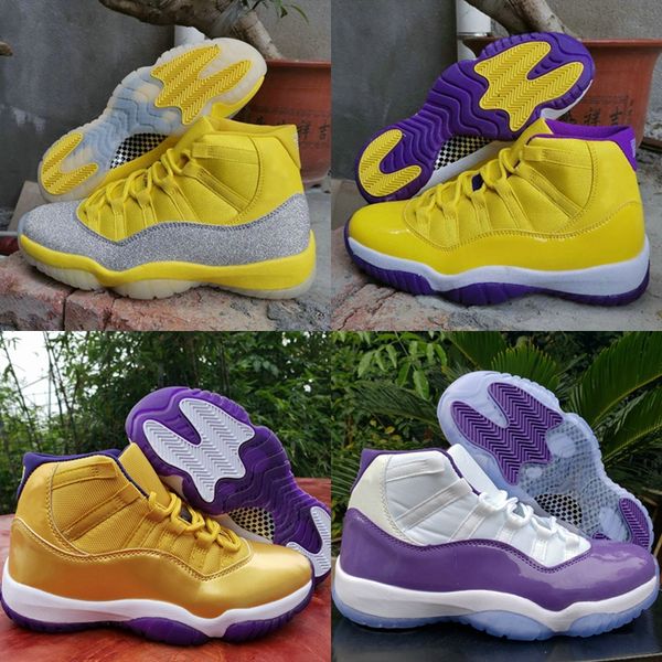 2020 new 11 xi wmns metallic silver yellow 11s mens basketball shoes white purple trainers sports sneakers jumpman baskets des chaussures
2020 new 11 xi wmns metallic silver yellow 11s mens basketball shoes white purple trainers sports sneakers jumpman baskets des chaussures
