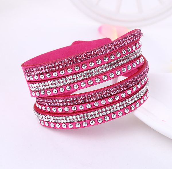christmas multilayer wrap bracelets slake deluxe leather charm bangles with sparkling crystal women sandy beach fine jewelry gift, Golden;silver
christmas multilayer wrap bracelets slake deluxe leather charm bangles with sparkling crystal women sandy beach fine jewelry gift, Golden;silver