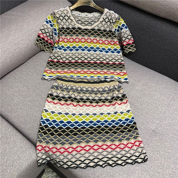 and american wind fashion suits female heavy color wave grain bright silk knitting choli + skirts two-piece outfit, White
and american wind fashion suits female heavy color wave grain bright silk knitting choli + skirts two-piece outfit, White