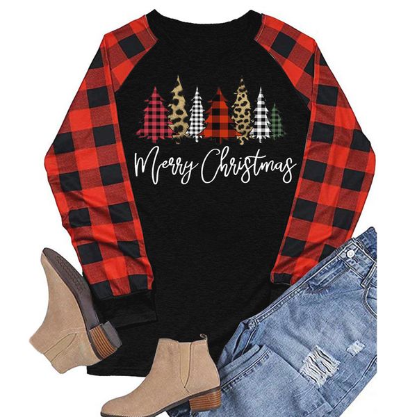 women casual merry christmas printing plaid raglan long sleeve shirts blouse o-neck xmas shirt funny shirts #zer, White
women casual merry christmas printing plaid raglan long sleeve shirts blouse o-neck xmas shirt funny shirts #zer, White