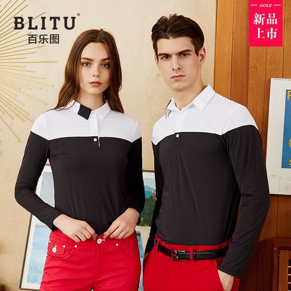 2019new golf shirt women fast dry golf sports long sleeves shirt clothing, Black;blue
2019new golf shirt women fast dry golf sports long sleeves shirt clothing, Black;blue