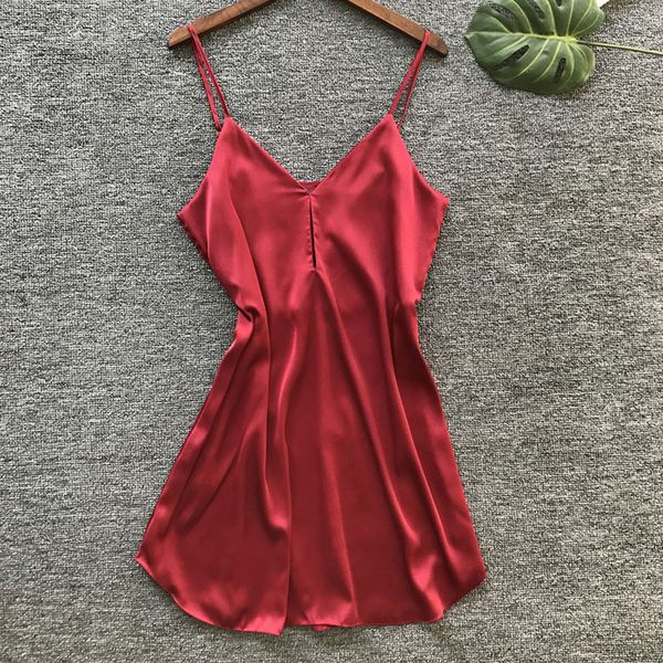women ladies nuisette femme de nuit nightwear solid nightdress lingerie satin sleepwear seamless nightgown set, Black;red
women ladies nuisette femme de nuit nightwear solid nightdress lingerie satin sleepwear seamless nightgown set, Black;red