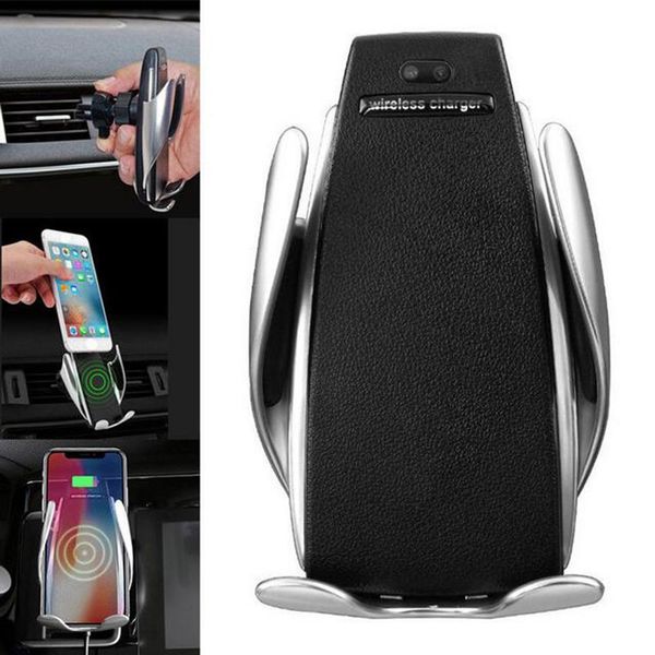 ir automatic clamping qi wireless car charger air vent phone holder charging mount bracket for iphone samsung android cellphone 20pcs dhl
ir automatic clamping qi wireless car charger air vent phone holder charging mount bracket for iphone samsung android cellphone 20pcs dhl