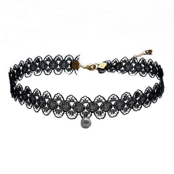 1pc elegant women ladies lace necklace fashion simple lace bead decor choker necklace with faux pearl jewelry accessories, Golden;silver
1pc elegant women ladies lace necklace fashion simple lace bead decor choker necklace with faux pearl jewelry accessories, Golden;silver