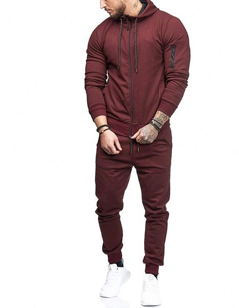 mens tracksuits survetement solid color track suit jogging suits men pantalon new arrivals, Gray
mens tracksuits survetement solid color track suit jogging suits men pantalon new arrivals, Gray