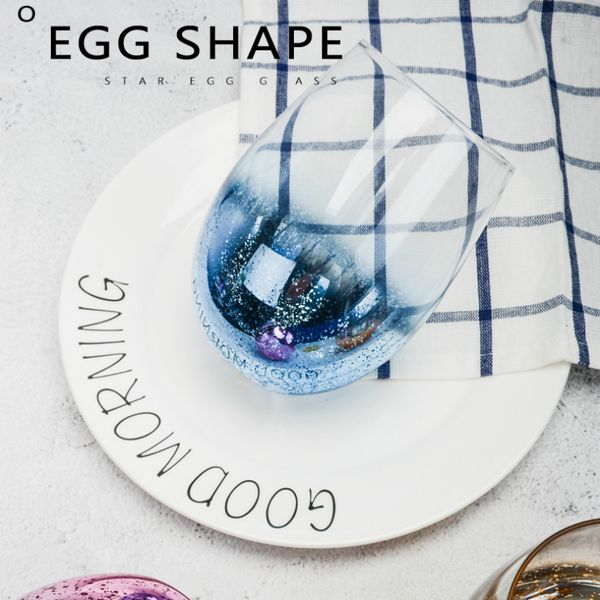 japanese style egg shape whisky glass creative electroplating color personality starry sky wine glass colorful milkshake vaso
japanese style egg shape whisky glass creative electroplating color personality starry sky wine glass colorful milkshake vaso