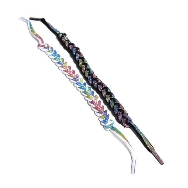 multicolor braided wristband basketball star holographic reflective shoelace bracelet solid color glitter luminous hand strap, Golden;silver
multicolor braided wristband basketball star holographic reflective shoelace bracelet solid color glitter luminous hand strap, Golden;silver