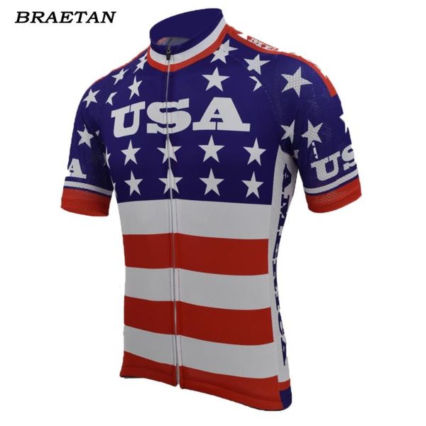 usa national flag cycling jersey men summer short sleeve clothing cycling wear bicycle clothes clothing braetan, Black
usa national flag cycling jersey men summer short sleeve clothing cycling wear bicycle clothes clothing braetan, Black