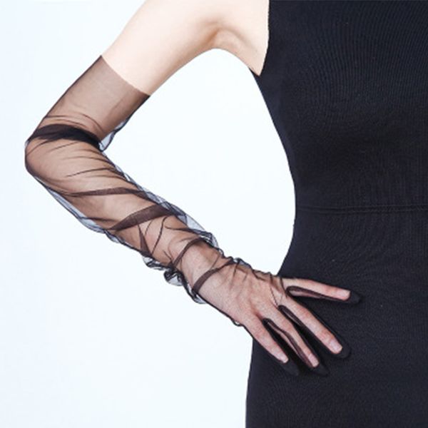 summer women ultra-thin sunscreen driving glove hallowe 70cm lace gloves mesh yarn long full finger touch screen gloves k10, Blue;gray
summer women ultra-thin sunscreen driving glove hallowe 70cm lace gloves mesh yarn long full finger touch screen gloves k10, Blue;gray