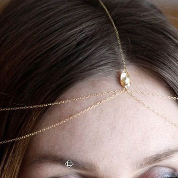 fashion head jewelry water drop crystal headband for women head chain t011, Golden;white
fashion head jewelry water drop crystal headband for women head chain t011, Golden;white