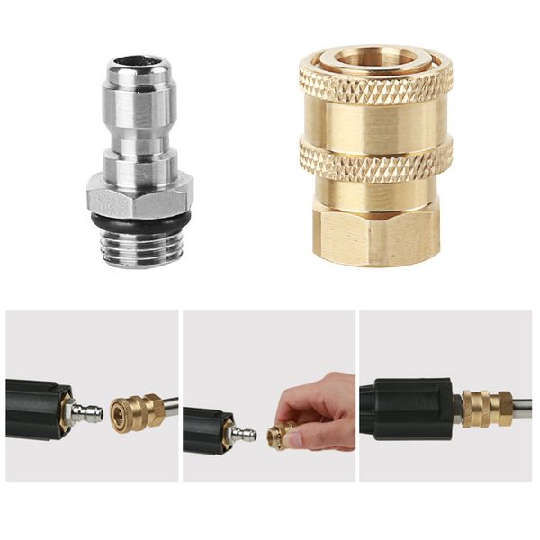 high pressure water gun connector 1/4 quick connector m14*1.5 pure copper high pressure sprinkler cz
high pressure water gun connector 1/4 quick connector m14*1.5 pure copper high pressure sprinkler cz