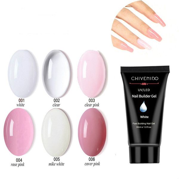 chivenido 30ml nail polish solid-state extension glue fast extension glue base seal coat extended crystal nail polish, Red;pink
chivenido 30ml nail polish solid-state extension glue fast extension glue base seal coat extended crystal nail polish, Red;pink