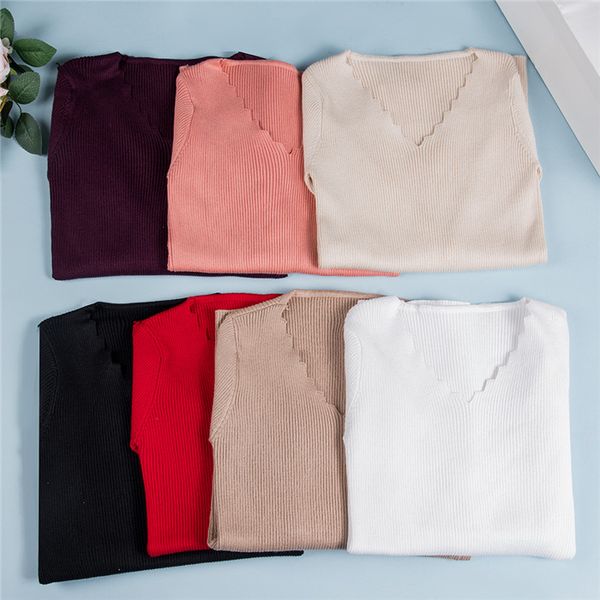 v neck spring autumn women knitted sweaters elastic pullovers women casual jumper slim sweaters female fs8221, White;black
v neck spring autumn women knitted sweaters elastic pullovers women casual jumper slim sweaters female fs8221, White;black