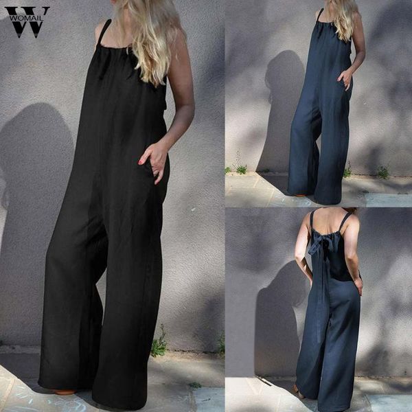 womail bodysuit women fashion summer sleeveless long jumpsuit loose clubwear pocket wide leg jumpsuit plus size casual 2020 m530, Black;white
womail bodysuit women fashion summer sleeveless long jumpsuit loose clubwear pocket wide leg jumpsuit plus size casual 2020 m530, Black;white