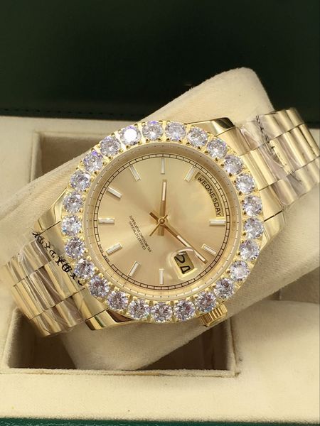 wholesale watch day date 43mm mens mechanical wristwatches stainless steel automatic movement watch diamond watch ing, Slivery;brown
wholesale watch day date 43mm mens mechanical wristwatches stainless steel automatic movement watch diamond watch ing, Slivery;brown