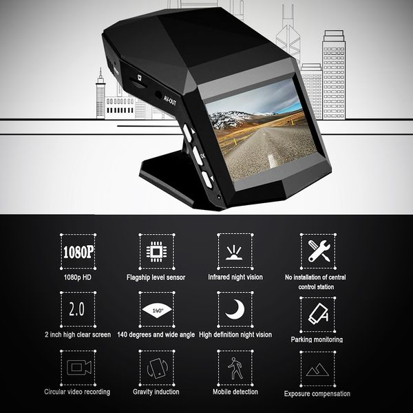 1080p 2 inch car dvr camera sd card video 140° driving recorder cam g-sensor parking monitor driving dvr recorder car camera
1080p 2 inch car dvr camera sd card video 140° driving recorder cam g-sensor parking monitor driving dvr recorder car camera