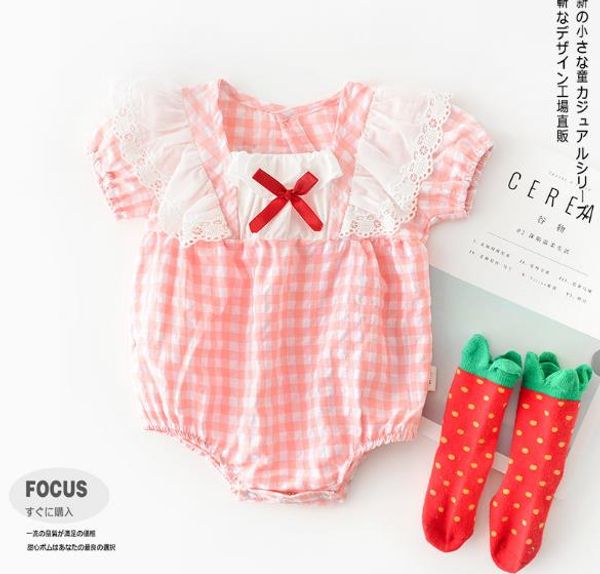 summer baby girls romper cotton cute princess wind bowknot plaid newborn baby romper short sleeve, Blue
summer baby girls romper cotton cute princess wind bowknot plaid newborn baby romper short sleeve, Blue