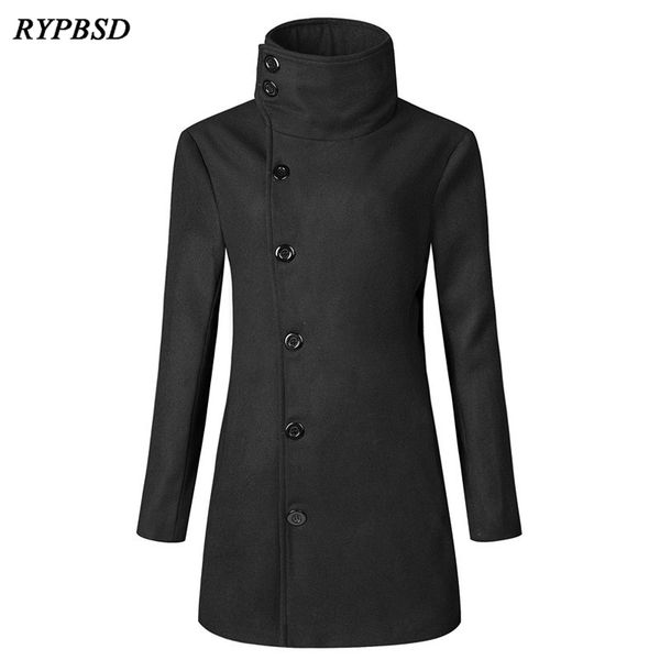 new autumn winter wool blends coat men black gray slim fit oblique single-breasted vintage long trench men woolen outerwear 3xl
new autumn winter wool blends coat men black gray slim fit oblique single-breasted vintage long trench men woolen outerwear 3xl