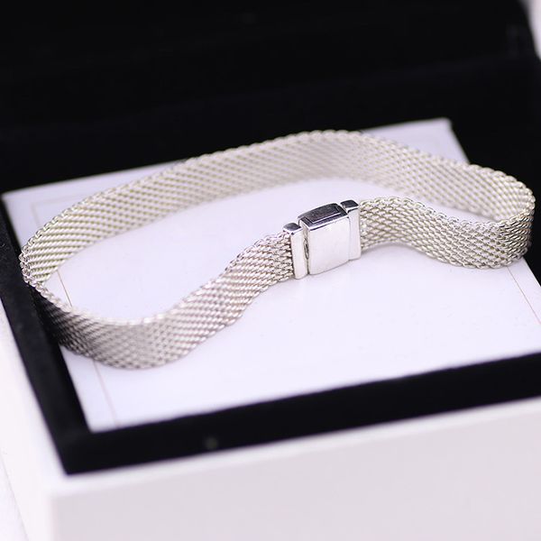 other bracelets real 925 sterling silver bracelet woven mesh reflexions bangle fit women bead charm diy fashion jewelry, Golden;silver
other bracelets real 925 sterling silver bracelet woven mesh reflexions bangle fit women bead charm diy fashion jewelry, Golden;silver