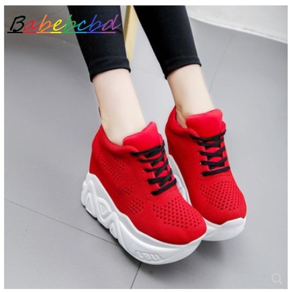 spring/summer 2019 new women's shoes 12cm with high insoles casual sneakers breathable mesh shoes wedges and platform, Black
spring/summer 2019 new women's shoes 12cm with high insoles casual sneakers breathable mesh shoes wedges and platform, Black