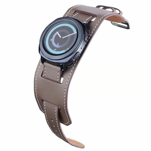 20mm cuff strap bracelet for samsung gear sport s2 galaxy watch 42mm genuine leather watchband for huami amazfit bip ticwatch 2, Black;brown
20mm cuff strap bracelet for samsung gear sport s2 galaxy watch 42mm genuine leather watchband for huami amazfit bip ticwatch 2, Black;brown