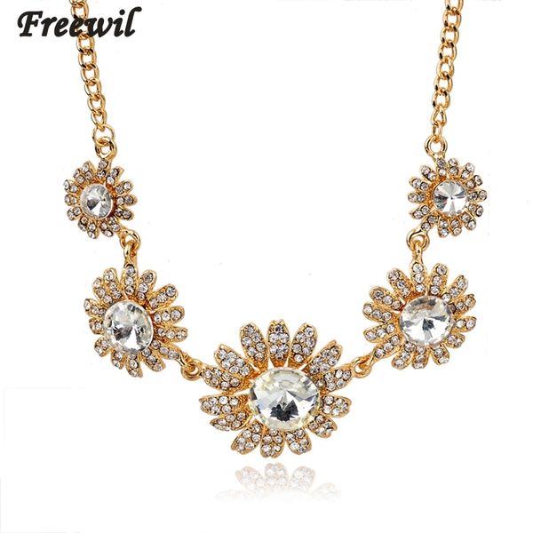 low crystal flower famous brand jewelry gold chain chunky necklaces & pendants statament necklace for women collars sne150832, Silver
low crystal flower famous brand jewelry gold chain chunky necklaces & pendants statament necklace for women collars sne150832, Silver
