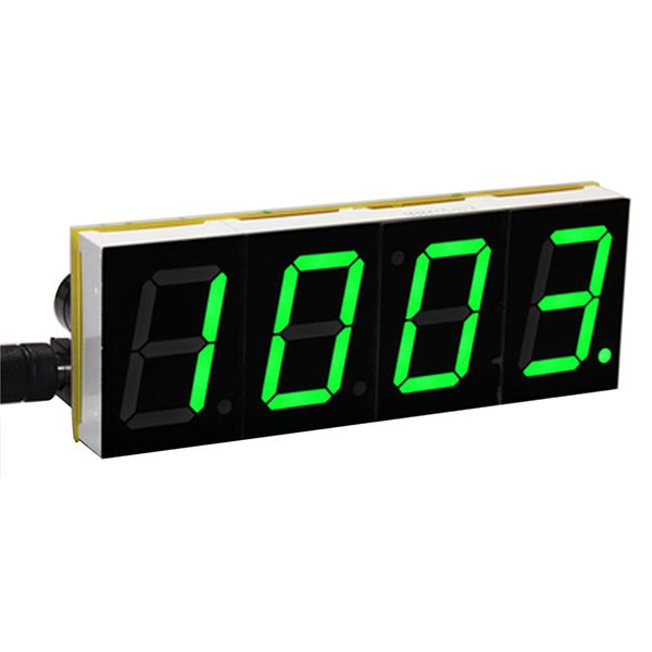 diy digital led large screen display clock kit green