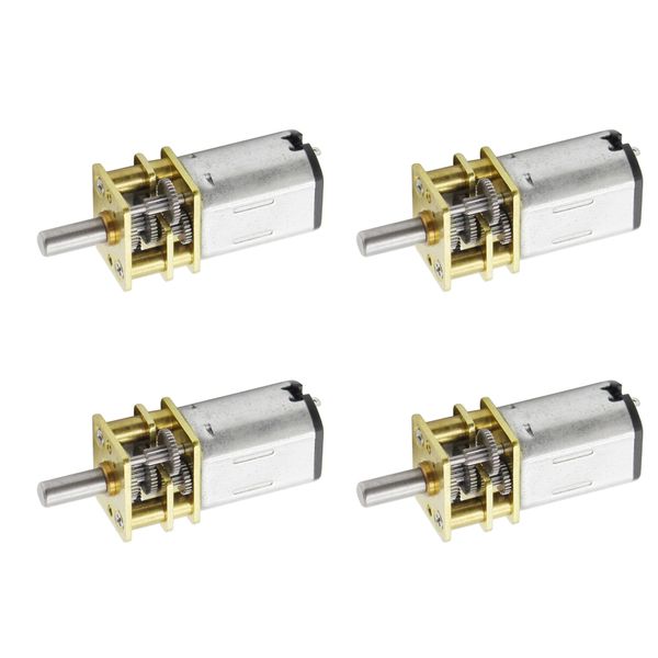 4 pieces geared micro motor mini metal electric speeds deceleration dc 3v
4 pieces geared micro motor mini metal electric speeds deceleration dc 3v