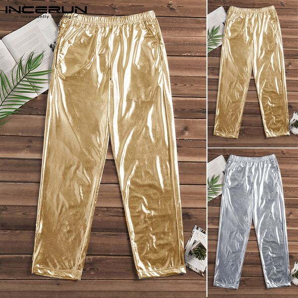 men eye-catching yogo-pants shiny harem pant metallic disco pants fashion jogger loose trousers elastic waist sweatpants hombre, Black
men eye-catching yogo-pants shiny harem pant metallic disco pants fashion jogger loose trousers elastic waist sweatpants hombre, Black