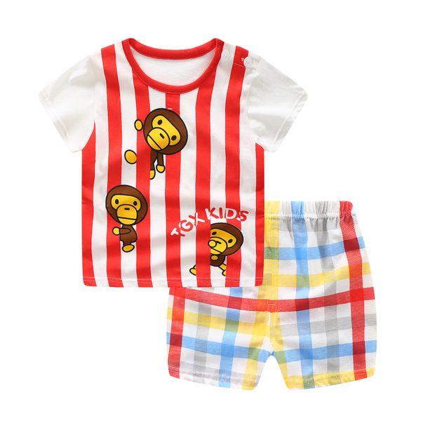 2020 baby boys girls clothing set summer short sleeve cartoon cotton children kids clothes suit outerwear t-shirts two-piece set, White
2020 baby boys girls clothing set summer short sleeve cartoon cotton children kids clothes suit outerwear t-shirts two-piece set, White