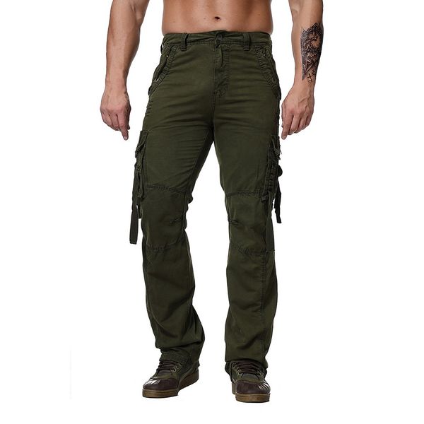 2019 fashion men's regular fit loose cotton pants cargo pants casual trousers work pockets pantalones hombre autumn a60, Black
2019 fashion men's regular fit loose cotton pants cargo pants casual trousers work pockets pantalones hombre autumn a60, Black