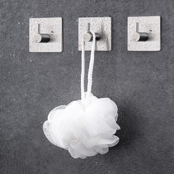 self adhesive wall mount hook key robe coat towel heavy duty stainless steel hooks no drill no screw xjs789
self adhesive wall mount hook key robe coat towel heavy duty stainless steel hooks no drill no screw xjs789