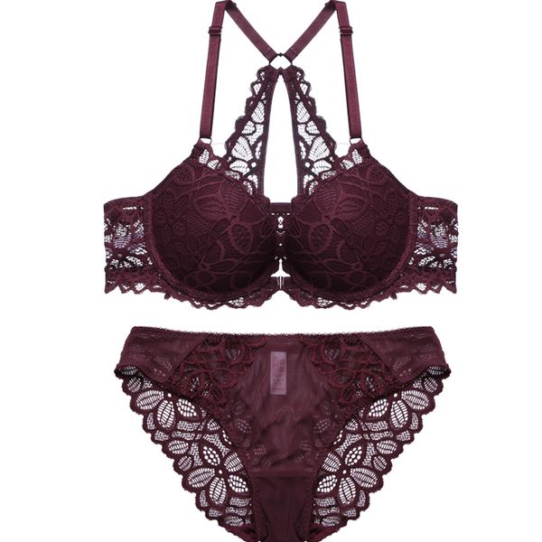 bra set gather front closure deep v shape beautiful back floral pattern summer bra padded cup lingerie women red brassiere, Red;black
bra set gather front closure deep v shape beautiful back floral pattern summer bra padded cup lingerie women red brassiere, Red;black