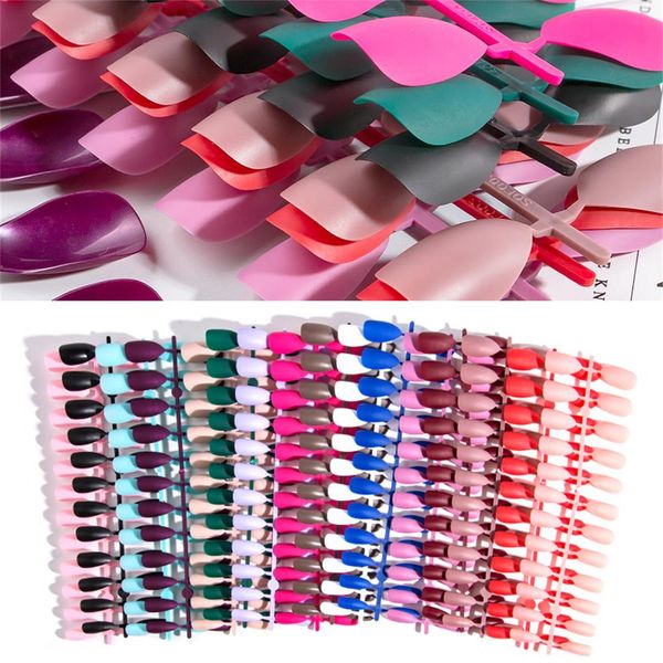 24pc matte false short pointed soft pink nude red black blue fake stiletto nails full cover pure colour candy purple khaki white, Red;gold
24pc matte false short pointed soft pink nude red black blue fake stiletto nails full cover pure colour candy purple khaki white, Red;gold