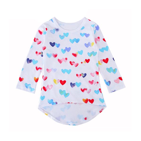 girls long sleeve autumn spring kids shirts girls cotton heart printing girls clothing t-shirt, Blue
girls long sleeve autumn spring kids shirts girls cotton heart printing girls clothing t-shirt, Blue