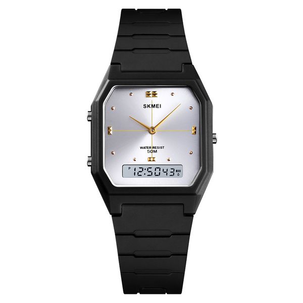 time secret men's waterproof luminous digital watches retro fashion business clock dual display multifunctional student watch, Slivery;brown
time secret men's waterproof luminous digital watches retro fashion business clock dual display multifunctional student watch, Slivery;brown