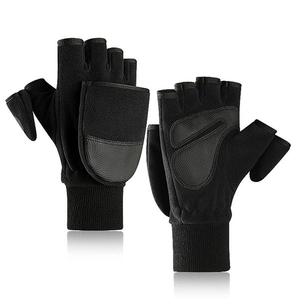 women men winter polar fleece half finger flip gloves double layer thicken touch screen fingerless convertible mittens wrist
women men winter polar fleece half finger flip gloves double layer thicken touch screen fingerless convertible mittens wrist