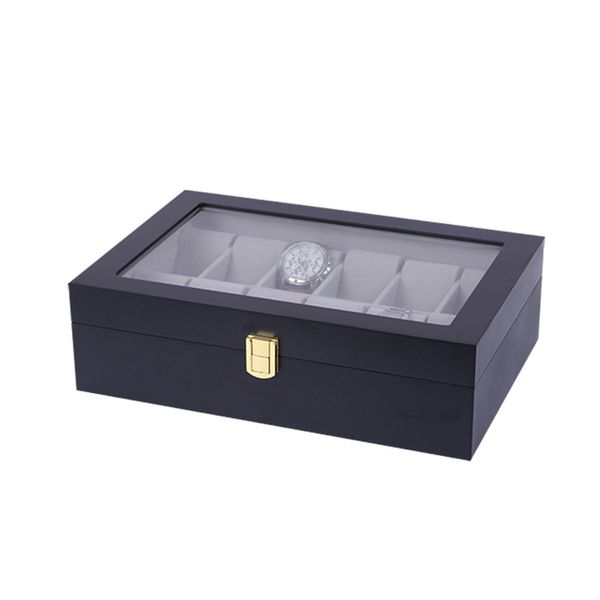 8 slot luxury carbon fiber display design jewelry display watch box storage holder large glass window, Black;blue
8 slot luxury carbon fiber display design jewelry display watch box storage holder large glass window, Black;blue