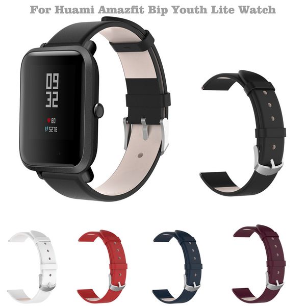 men women sport leather replacement wristband strap for huami amazfit bip youth lite bracelet adjustable watchband, Black;brown
men women sport leather replacement wristband strap for huami amazfit bip youth lite bracelet adjustable watchband, Black;brown