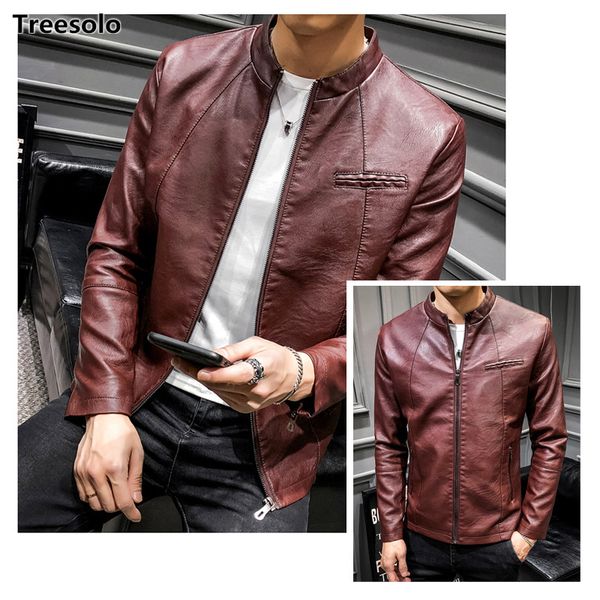 winter male leather jacket men's windbreakers coat 2018 men clothing casual overcoat red leather jacket man veste cuir homme 737, Black
winter male leather jacket men's windbreakers coat 2018 men clothing casual overcoat red leather jacket man veste cuir homme 737, Black