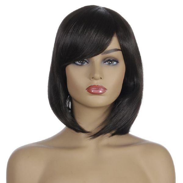 women hair wig oblique bangs short hair female synthetic wigs high temperature fiber 33cm 13in black
women hair wig oblique bangs short hair female synthetic wigs high temperature fiber 33cm 13in black