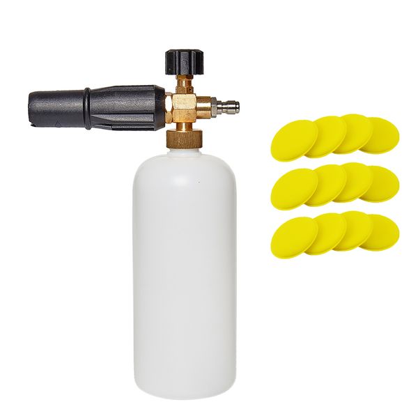 snow foam lance high pressure washer 1/4" quick release foam generator water gun &12pcs sponge clean towel for car wash
snow foam lance high pressure washer 1/4" quick release foam generator water gun &12pcs sponge clean towel for car wash